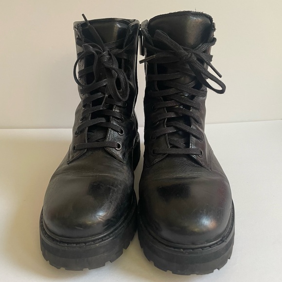 Thursday Boot Company Women’s Leather Combat Boots, size 5.5 - Picture 2 of 11